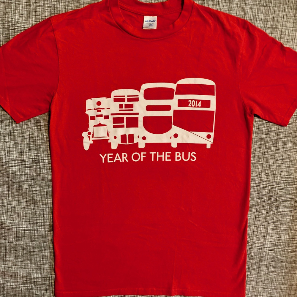 London Transport Museum Year of the Bus shirt